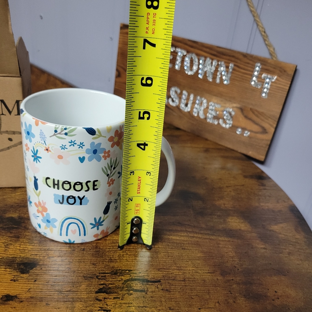 Primitives by Kathy Floral Choose Joy' Mug ceramic 20 oz - Picture 6 of 9